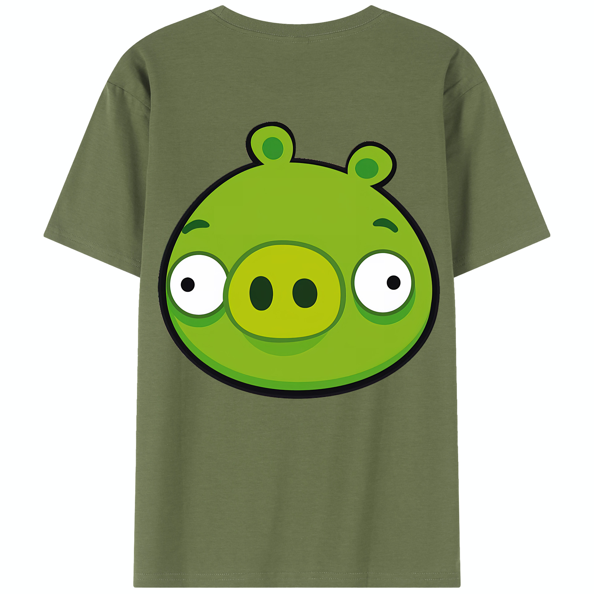 （画像用） Angry Birds アングリーバード 綿100％半袖Tシャツ（背面プリント）
